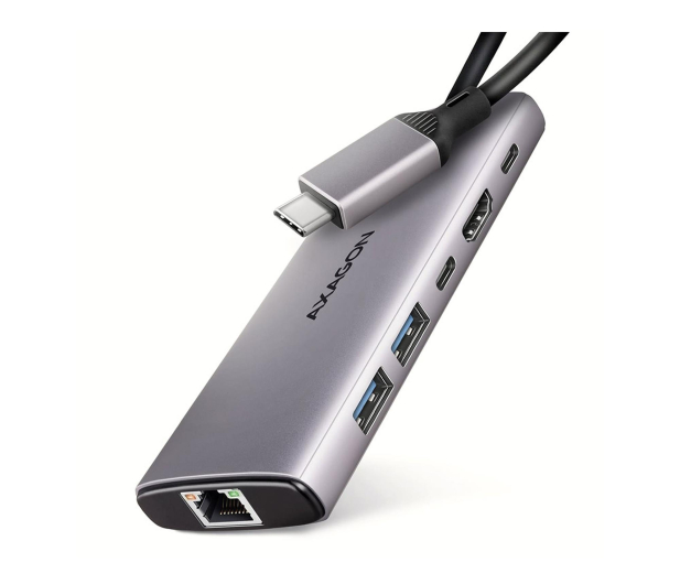 Axagon HMC-6G2L USB-C 10Gbps 6in1 hub - 1485454 - zdjęcie